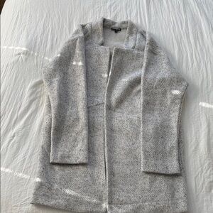 Express Gray Teddy Jacket